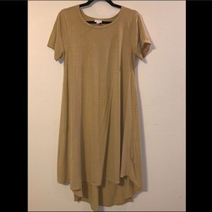 Lularoe Yellow Carly High-Low Dress